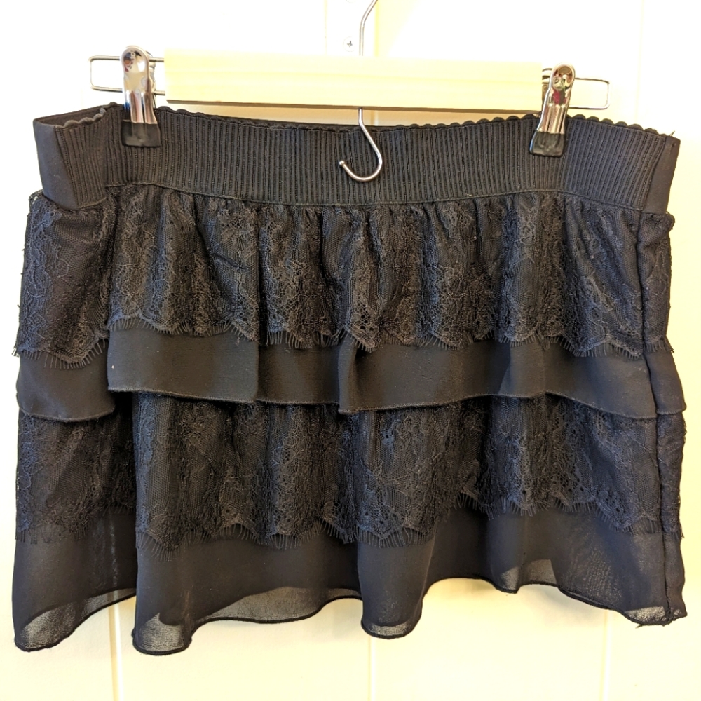 Black Mini skirt lace 🖤